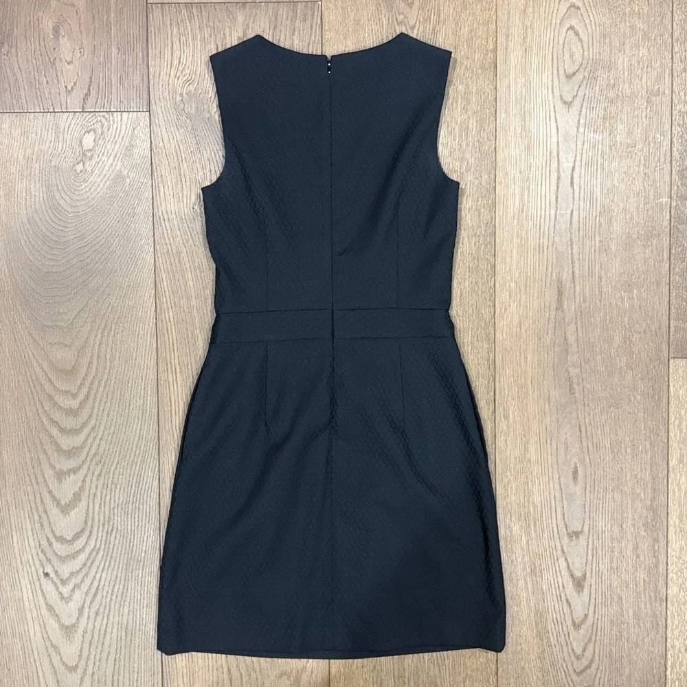 Theory Black Textured Mini Dress - Picture 3 of 5